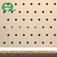 high quality wooden perforated acoustic panel/perforated panel/acoustic mdf for decoration